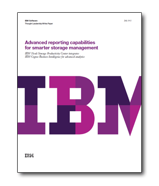 Advanced Reporting for Smarter Storage Management advanced-reporting-for-smarter-storage-management-