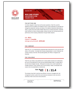 ROI Case Study: Salesforce.com roi-case-study-salesforcecom