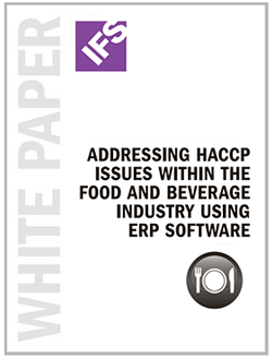 Addressing HACCP Issues within the Food and Beverage Industry Using ERP Software addressing-haccp-using-erp-software