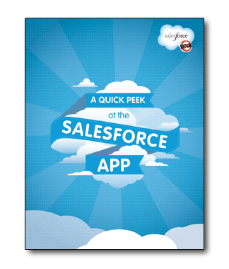 A Quick Peek at the Salesforce App a-quick-peek-at-the-salesforce-app