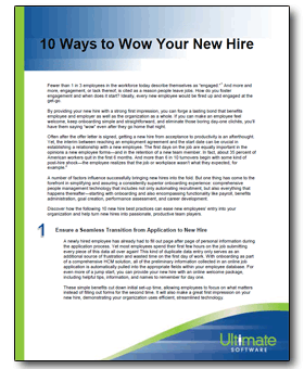 10 Ways to Wow Your New Hire 10-ways-to-wow-your-new-hire