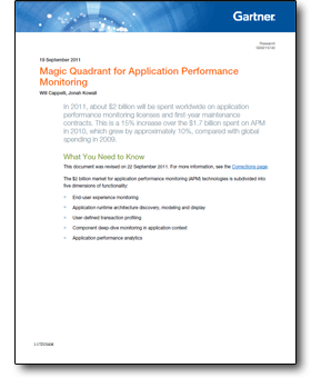 Magic Quadrant for Application Performance Monitoring magic-quadrant-for-application-performance-monitoring